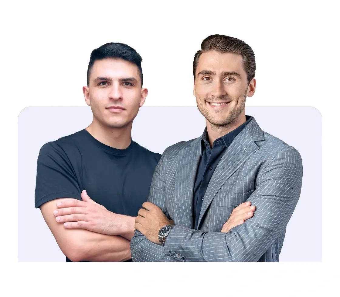 Angelos and Odysseas Bougas, founders of Ocley