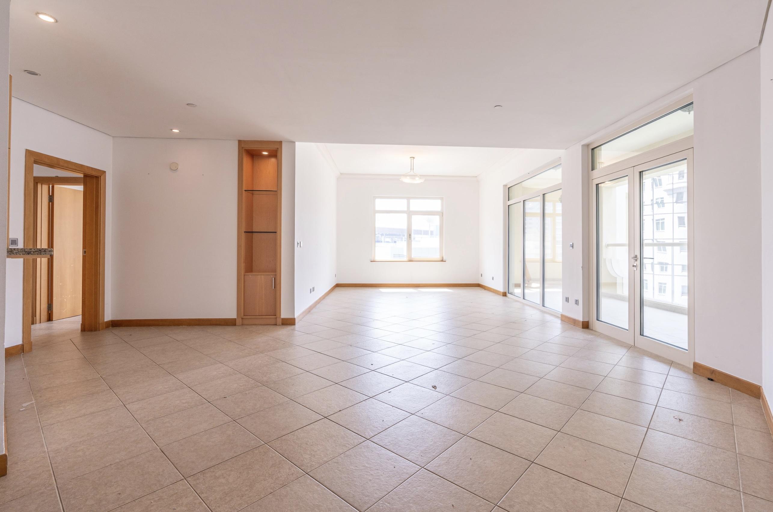 The property interior before the renovation, aged and outdated